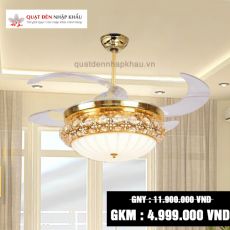 Quạt trần đèn trang trí QBM 986